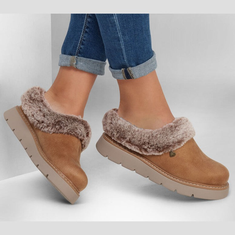 Skecher Slipper 114762csnt CHESTNUT BOBS Keepsakes Lite - Cozy Blend