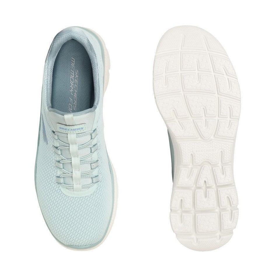 Skechers 150668 MINT Green Summits Plus Slip On Trainer 150668MNT