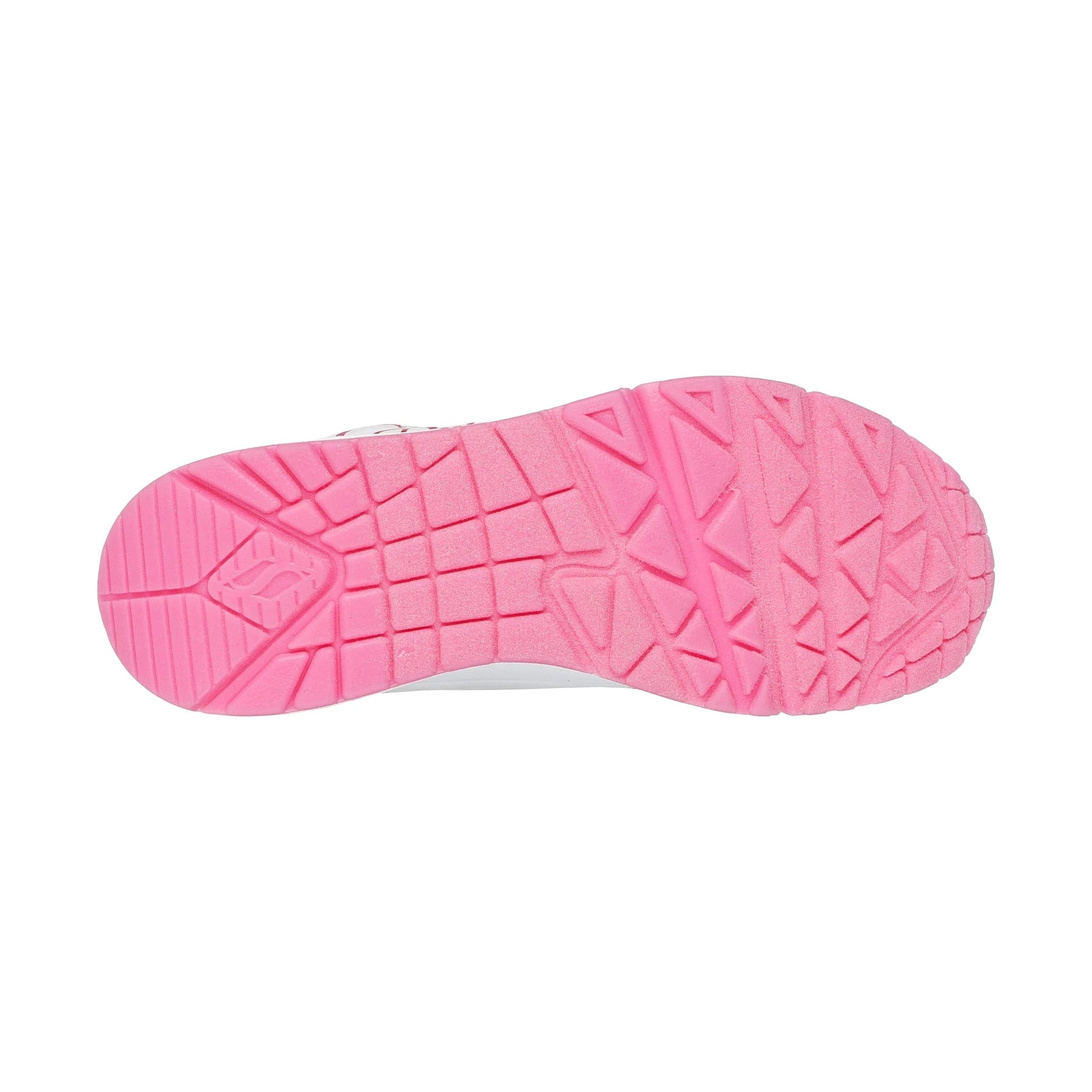 Skechers Goldcrown 177924 WHITE PINK Twin Hearts Trainer 177924WRPK