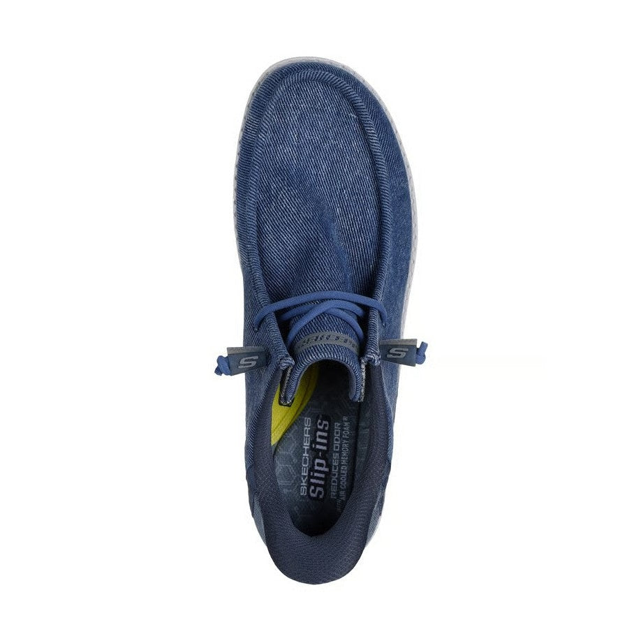 Skechers Men's Slip-Ins Casual Canvas Shoe 210959DEN DENIM BLUE