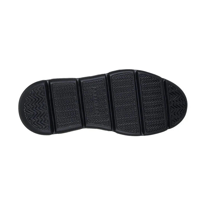 Skechers Mens Slip Ins BLACK Leather Shoe 205353BBK