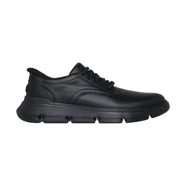 Skechers Mens Slip Ins BLACK Leather Shoe 205353BBK