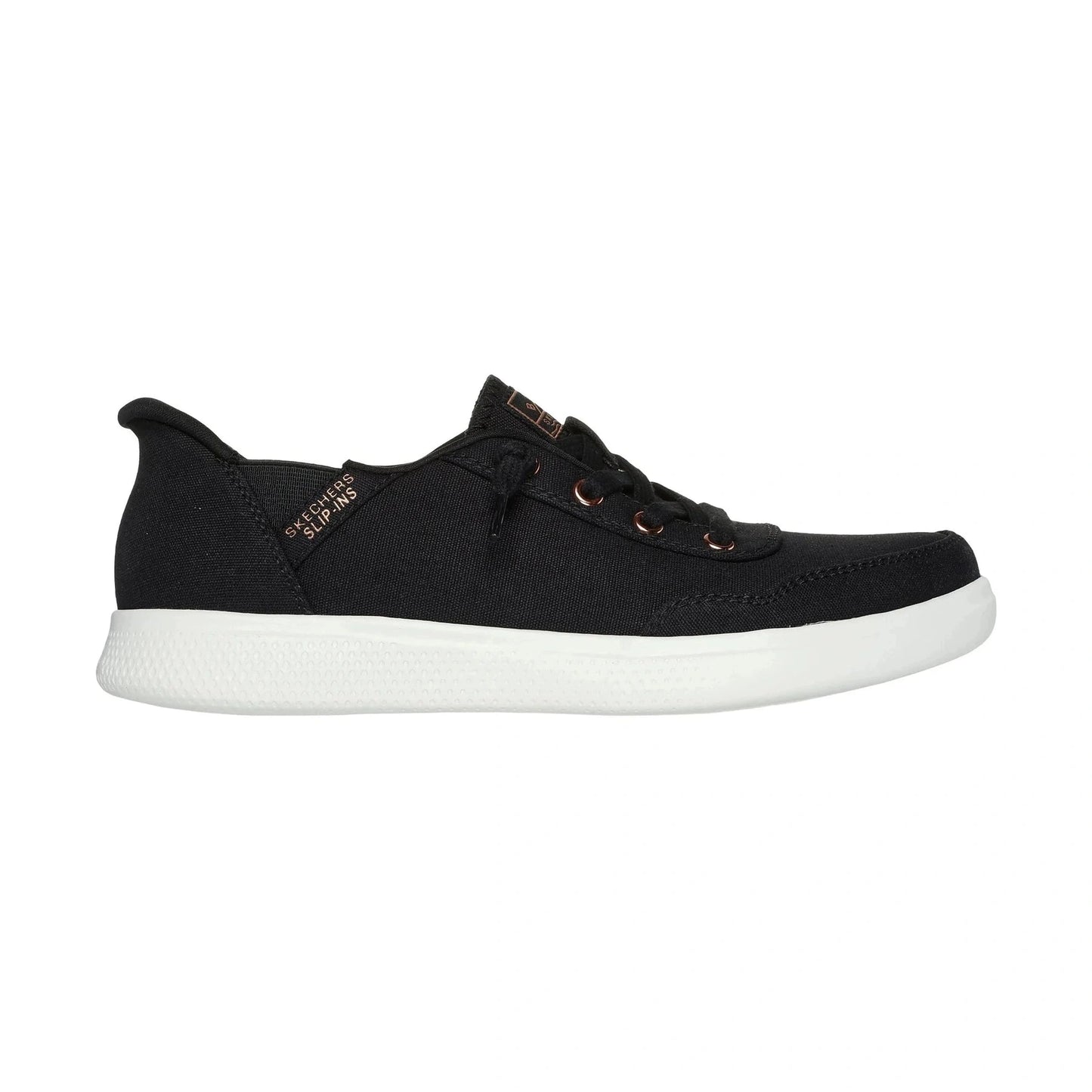 Skechers Slip Ins 114815 BLACK Bobs Slip On Shoe 114815BLK