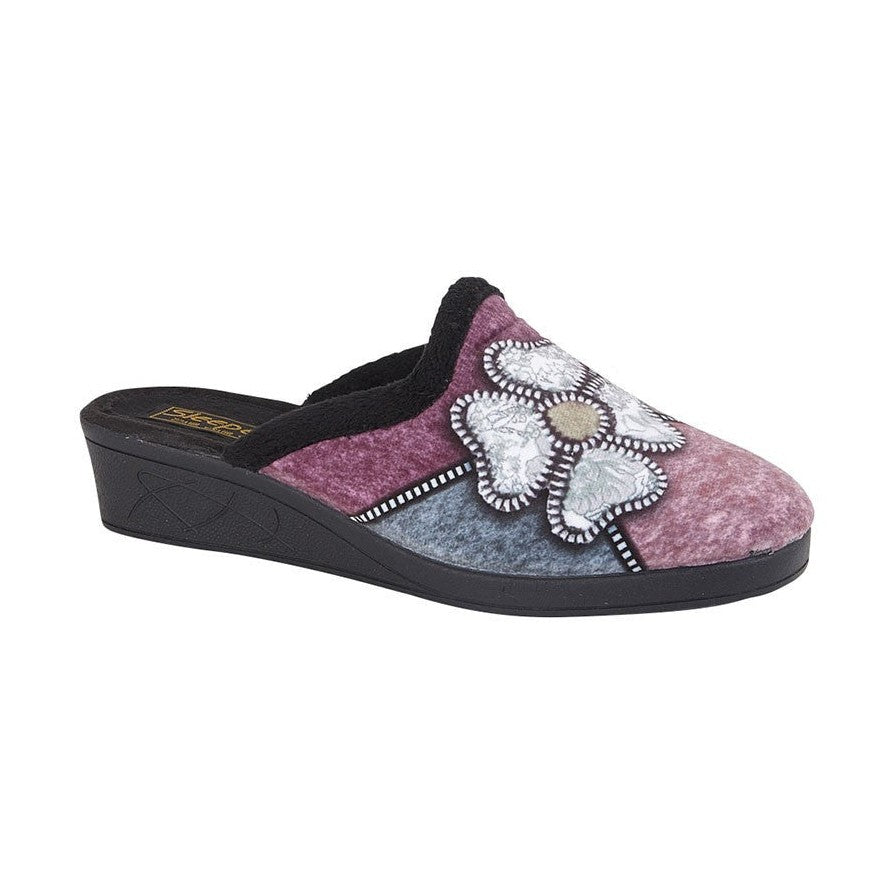 Sleepers Ls360 MULTI Mule Wedge Slipper