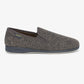 Sleepers Joseph Ms416 BROWN Check Wide Fitting Slipper