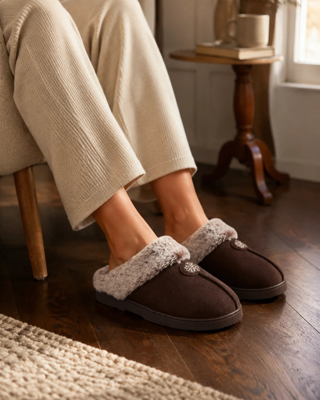 Jo & Joe Splendour BROWN Slipper SPLENDOUR