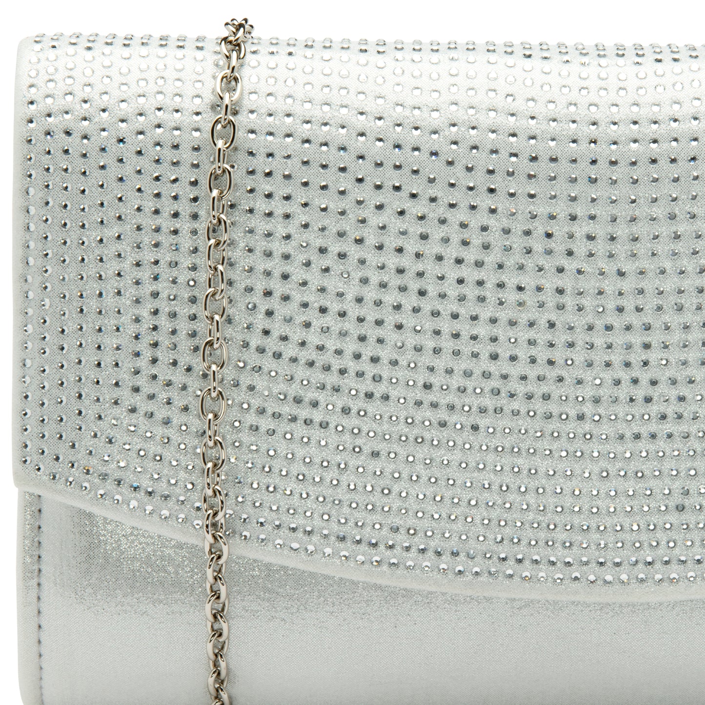 Lotus Occasion Wear Matching Bag Trance SILVER ULG074