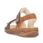 Rieker V2860 CHOCOLATE  Touch Fastening Sandal V2860-24