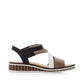 Rieker Wedge Sandal V3670-64 BROWN