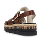 Rieker Wedge Sandal V7951-24 BROWN