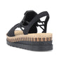 Rieker Wedge Sandal V7972-00 BLACK