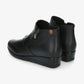 Valerias 9511 BLACK Soft Leather Wide Fitting Ankle Boot