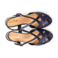 Van Dal LIBBY Navy Leather Wide Fitting Sandal