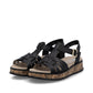 Rieker Wedge Sandal W0853-00 BLACK