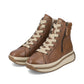 Rieker R'evolution Ankle Boot with Lace and ZIp W0962-24 BROWN 