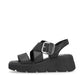Rieker R-Evolution Chunky Wedge Sandal W1550-00 BLACK
