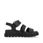 Rieker R-Evolution Chunky Wedge Sandal W1650-00 BLACK