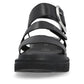 Rieker R-Evolution Chunky Wedge Sandal W1650-00 BLACK