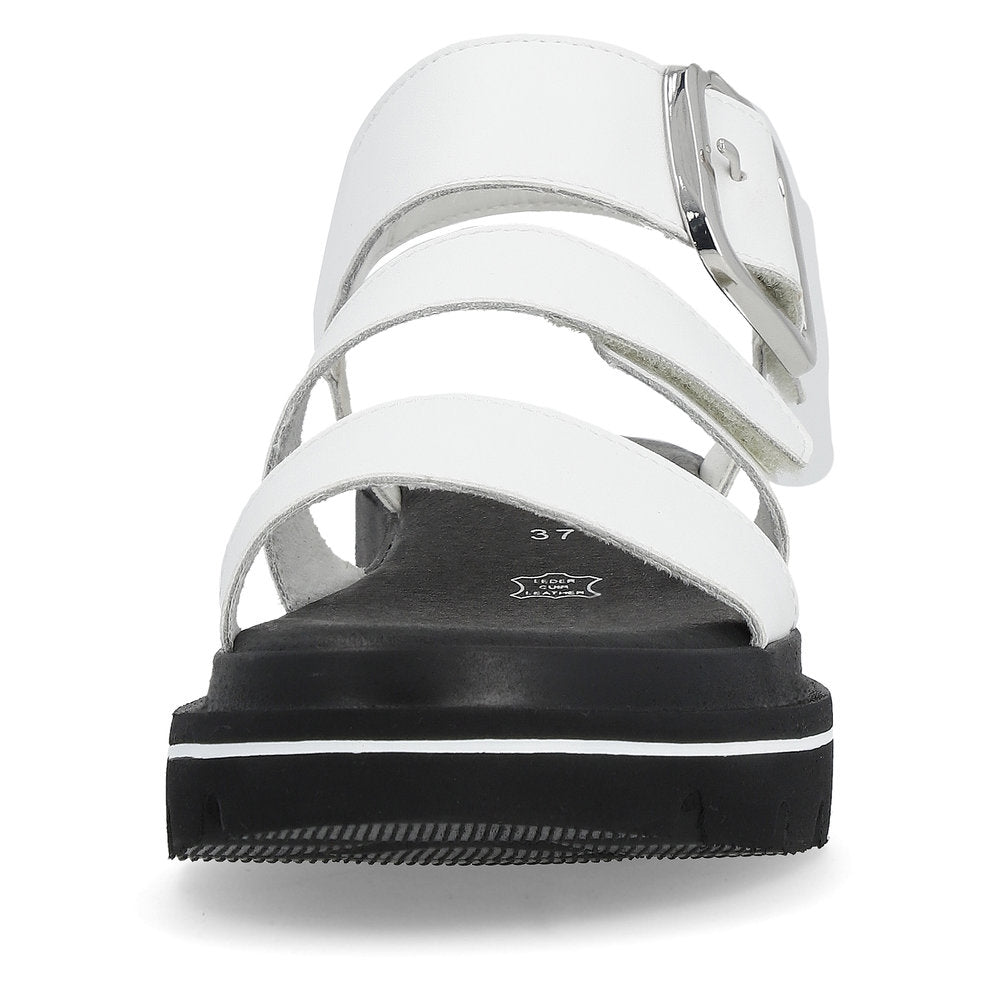 Rieker R-Evolution Chunky Wedge Sandal W1650-80 WHITE