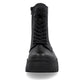 Rieker Biker Style Ankle Boot with Lace and Zip W1870-02 BLACK LEATHER