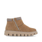 Rieker Casual Ankle Boot Fur lined with zip W2074-24 TAN