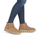 Rieker Casual Ankle Boot Fur lined with zip W2074-24 TAN