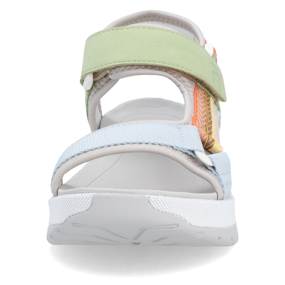 Rieker Sport Sandal With Fully Adjustable Straps W3151-90 MULTI