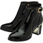 Lotus  Ankle boot with block heel Wells BLACK PAT ULB317BP