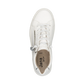 Jana 23660 Trainer Style Shoe WHITE/SILVER With Zip 23660-42-191