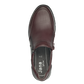 Jana Casual shoe with dual zips 24663 BORDO 24663-055