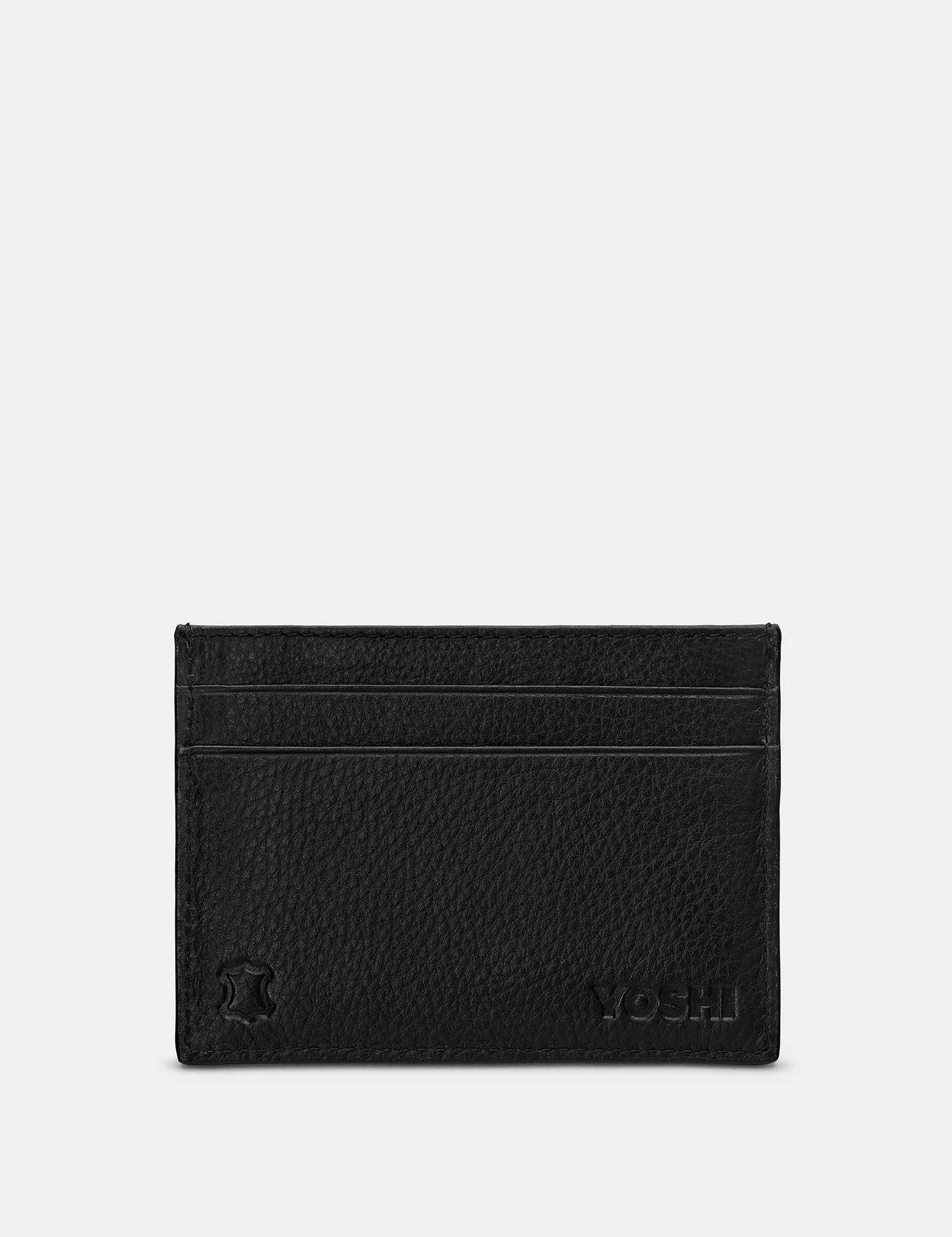 Yoshi Sci Fi Cardholder BLACK Leather Y1218LBRSF1