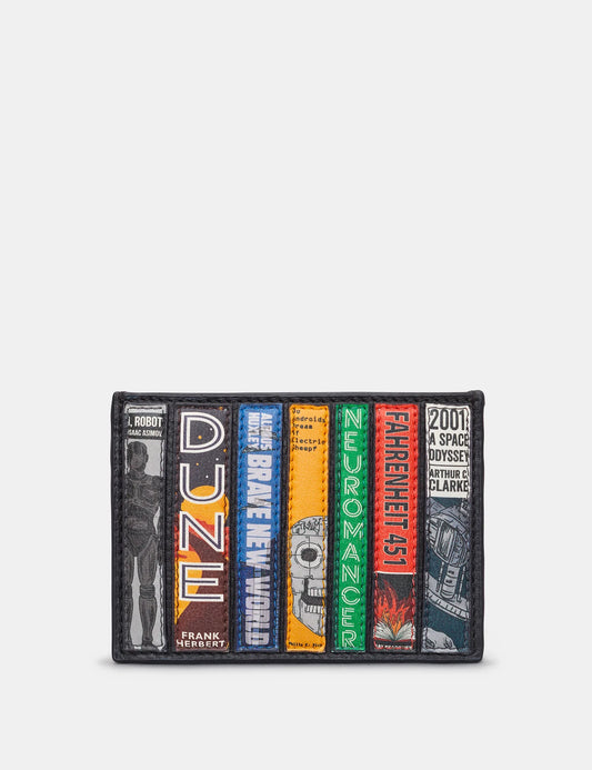 Yoshi Sci Fi Cardholder BLACK Leather Y1218LBRSF1