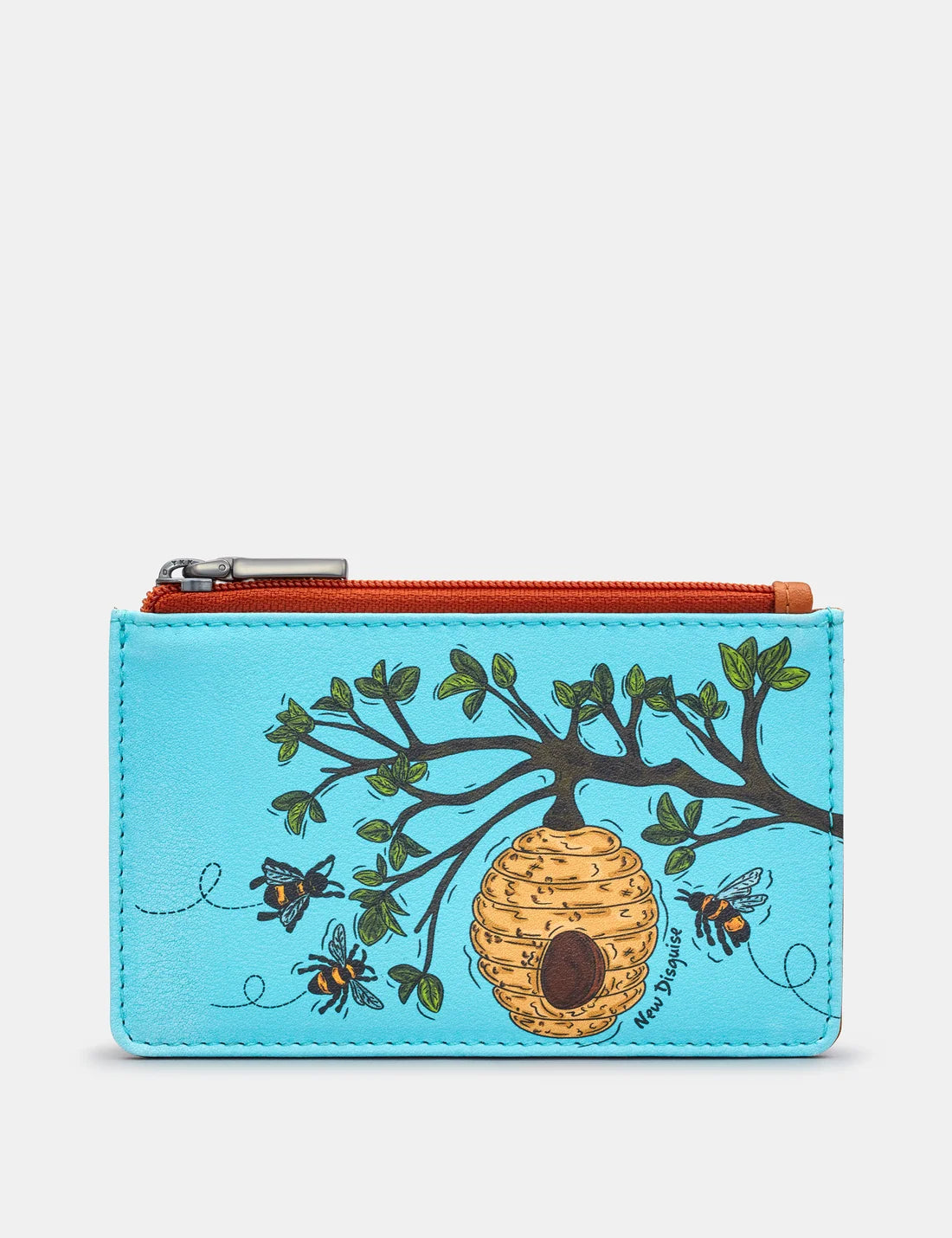 New Disguise Bees Zip Card Holder MULTI Y1221 23 BEES