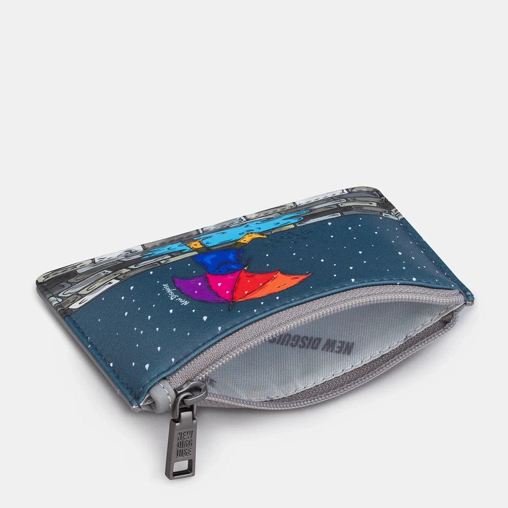 New Disguise Rainy Day Zip Card Holder MULTI Y1221 23 RAIN