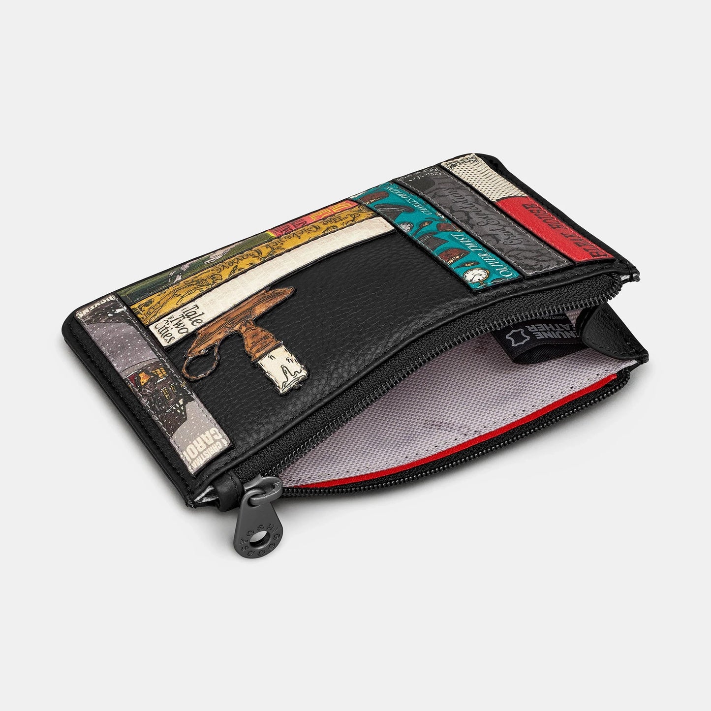 Yoshi Dickens Bookworm Purse BLACK Y1321 LBR CD1