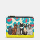 New Disguise Cat Club Zip Top Purse BLACK Y1321 PRTCT 1