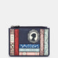 Yoshi Jane Austin Zip Top Purse NAVY Y1321 LBR JA 6