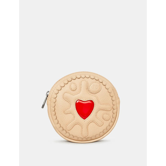 Yoshi Jammie Dodger Leather Purse CREAM Y1323JMD