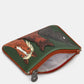 Yoshi Herd Of Horses Zip Top Purse GREEN Y1723 23 HORSES