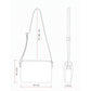 Yoshi Custard Cream Beige Soft Leather Cross Body Handbag