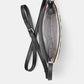 Bees Love BLACK Yellow Lavender Soft Leather Cross Body Bag