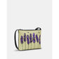 Bees Love BLACK Yellow Lavender Soft Leather Cross Body Bag