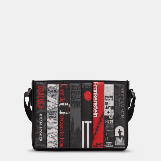 Horror Cross Body Bag BLACK VEGAN YB214 LBR HR