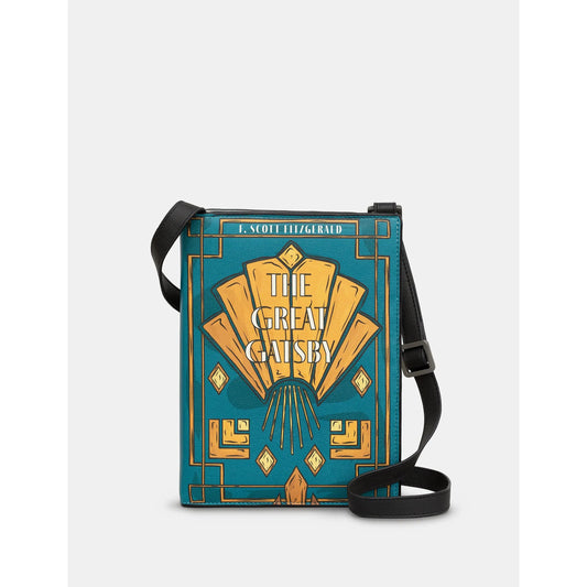 Yoshi The Great Gatsby Vegan Leather Cross Body Book Bag