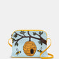 Yoshi Soft Leather Bee Hive Crossbody YELLOW Bag