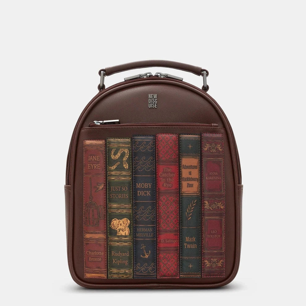 New Disguise Classic Canon Book Club Backpack BROWN YB258 LBR C2