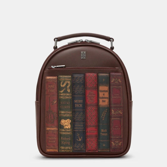 New Disguise Classic Canon Book Club Backpack BROWN YB258 LBR C2