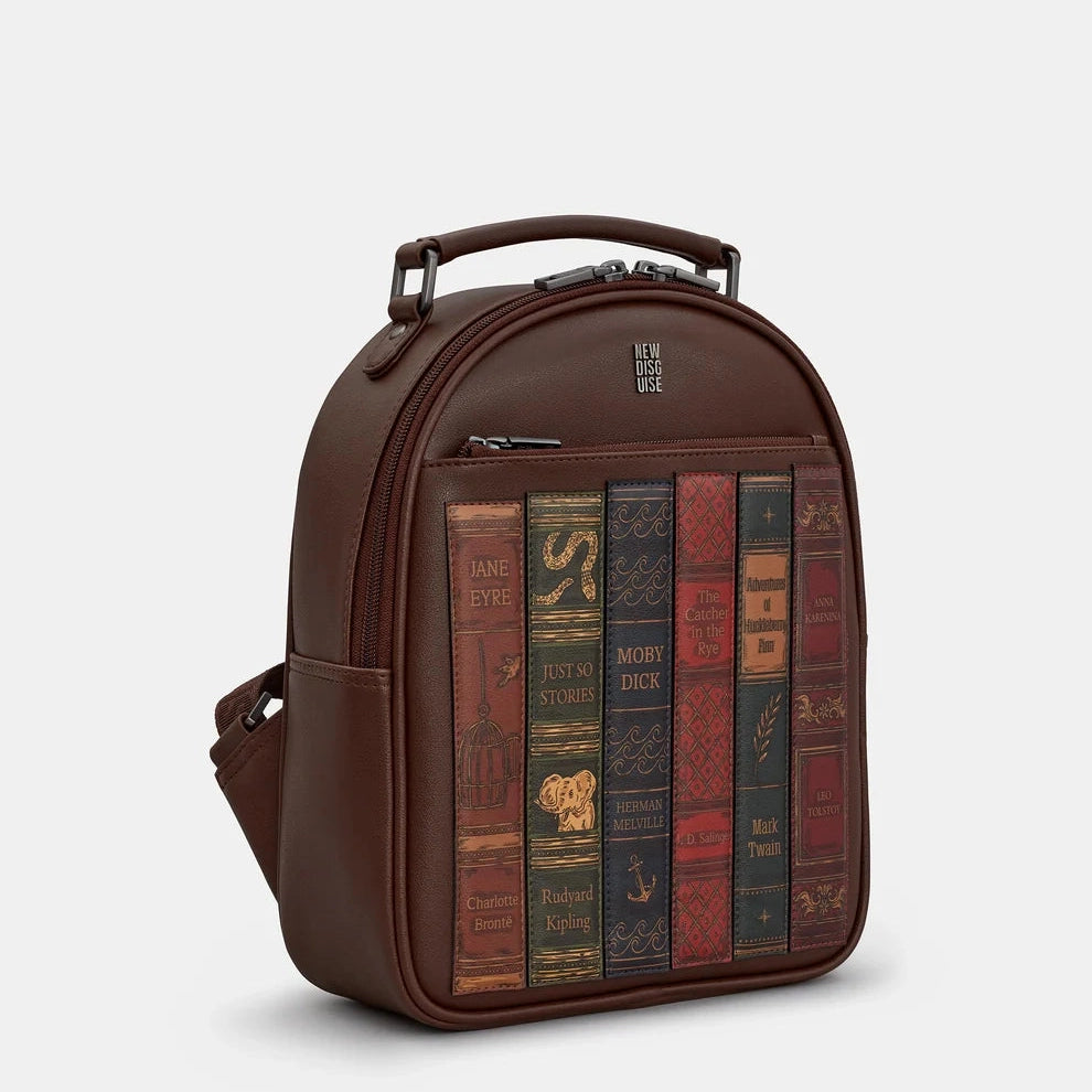 New Disguise Classic Canon Book Club Backpack BROWN YB258 LBR C2