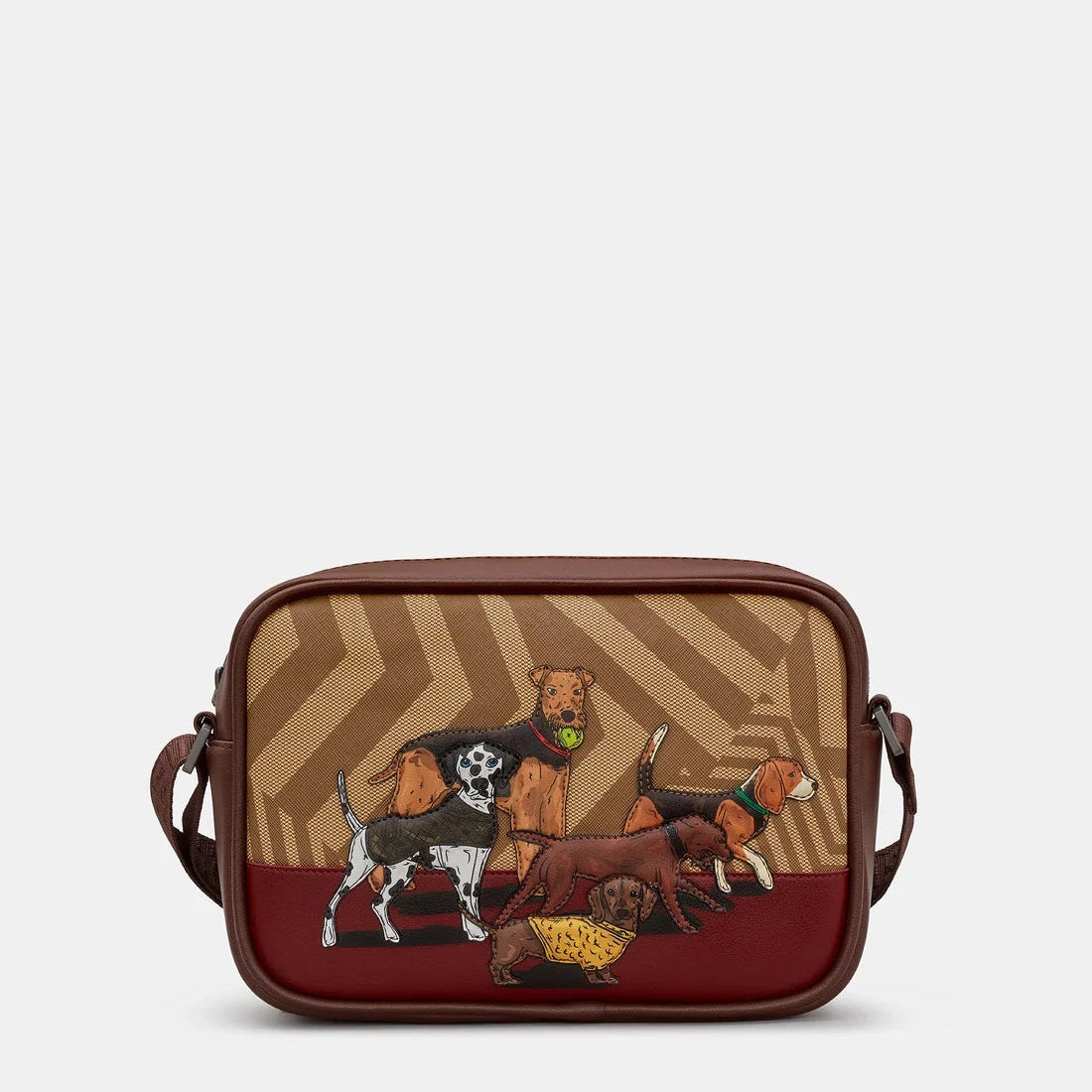 New Disguise Dog Walk Crossbody Bag BROWN YB263 DW 2