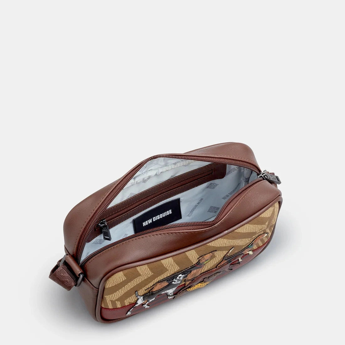 New Disguise Dog Walk Crossbody Bag BROWN YB263 DW 2